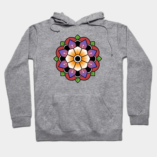 Mandala #3 Hoodie by The Local Sticker Shop